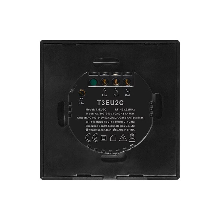 کلید لمسی هوشمند سونوف مدل 2 پل TX-T3EU2C