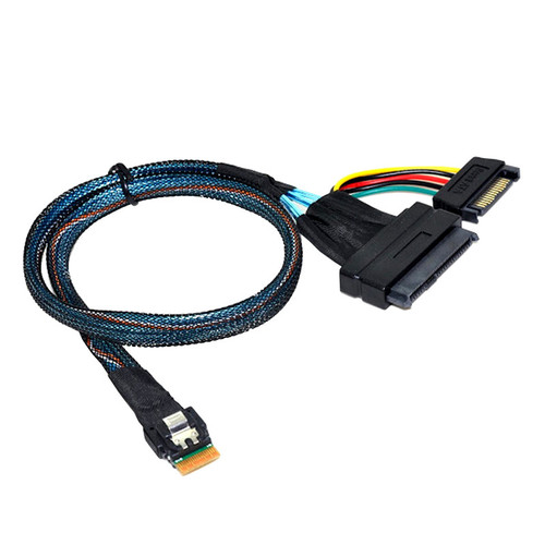 کابل تبدیل SFF-8654 4i به SFF-8639 U.2 NVMe / SATA اسمارطور مدل SM65