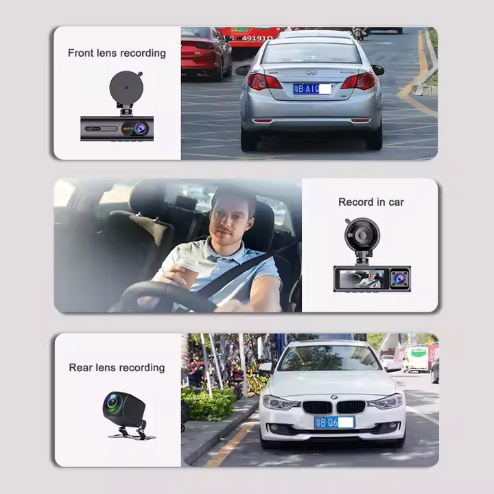 دوربین ثبت وقایع خودرو اتوویژن مدل J07-WiFi به همراه دوربین عقب