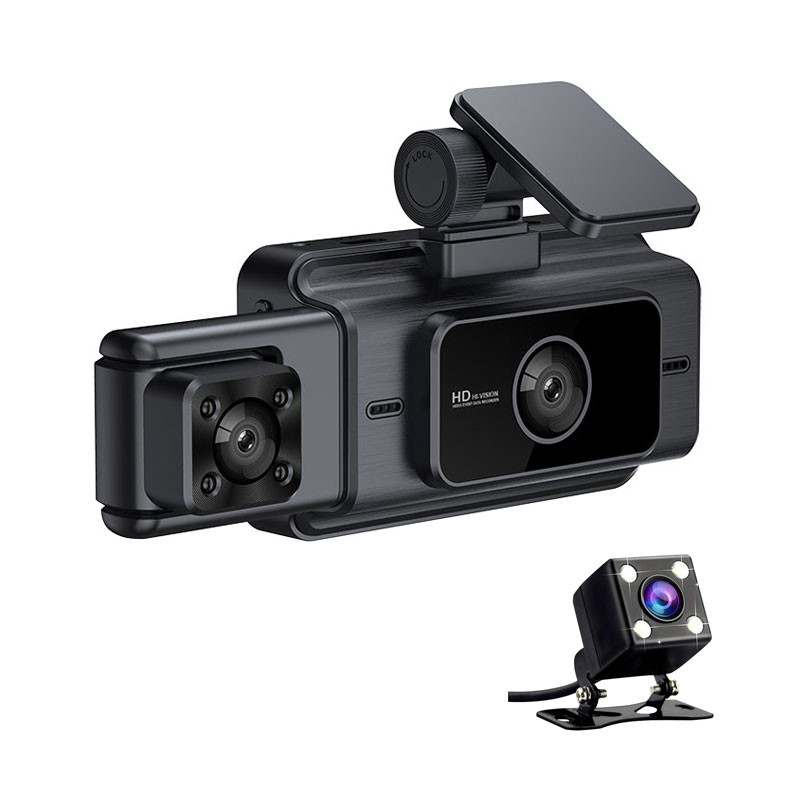 دوربین فیلم برداری ثبت وقایع خودرو مدل 3 لنز RoadLens-DS15-WiFi