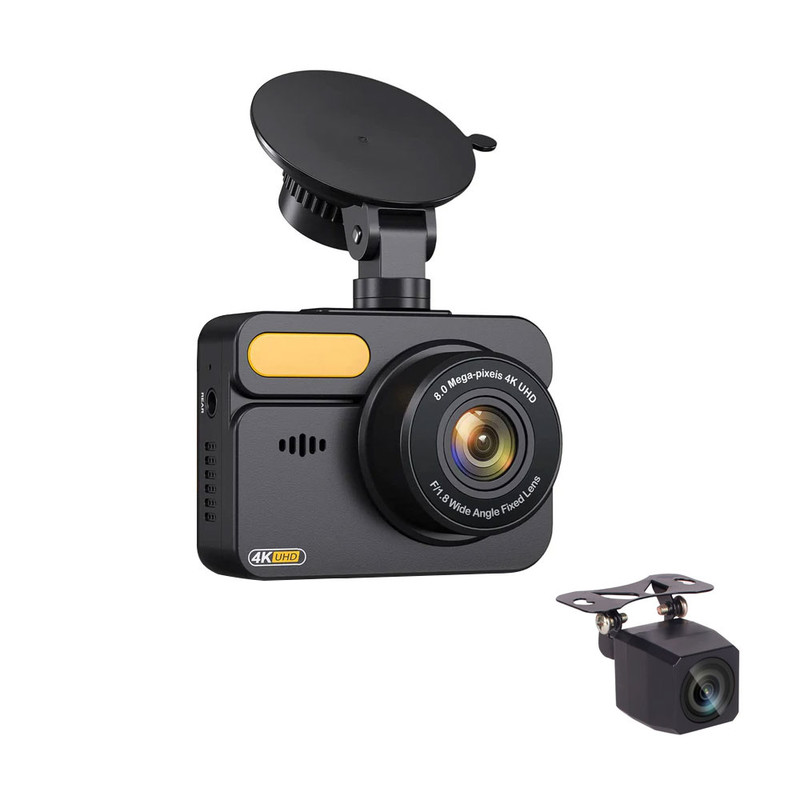 دوربین ثبت وقایع خودرو اسمارطور مدل ZD47 4K WiFi به همراه دوربین عقب و GPS