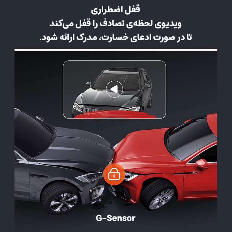 دوربین ثبت وقایع خودرو اسمارطور مدل ZD47 4K WiFi به همراه دوربین عقب و GPS