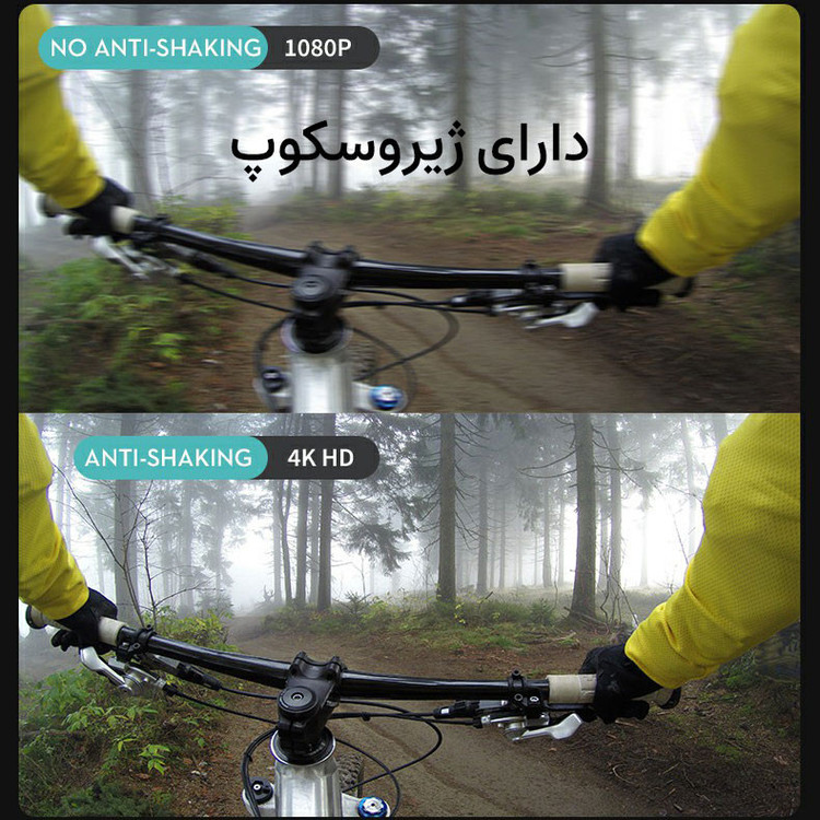 دوربین فیلم برداری ورزشی انی تک مدل کلاه ایمنی RAW1PRO-4K
