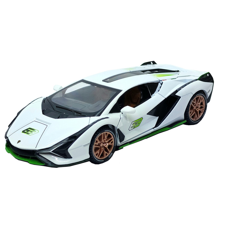 ماکت ماشین مدل فلزی عقب کش موزیکال LAMBORGHINI SIAN