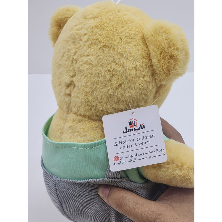 عروسک ناب سل مدل خرس مهربان طرح Boy BEAR ارتفاع 30 سانتی متر