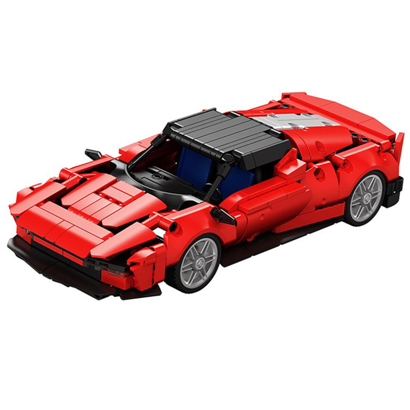 ساختنی سیمبوبلاک مدل ماشین مسابقه درب خفاشی (تست ۲)